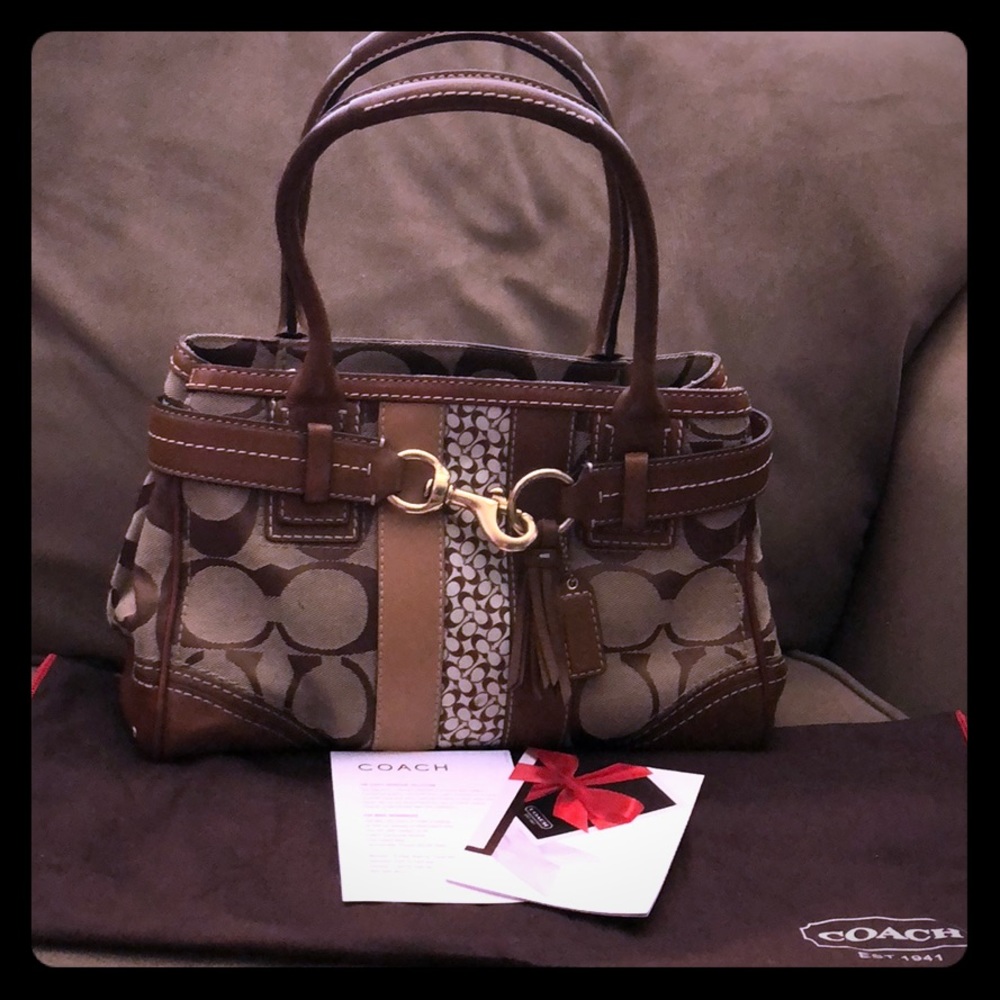 Vintage Coach Signature Handbag